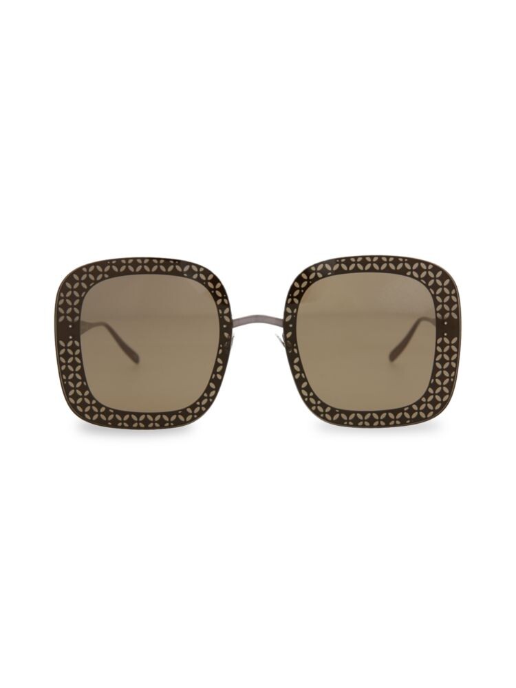 

Квадратные солнцезащитные очки 63MM Alaïa, цвет Ruthenium