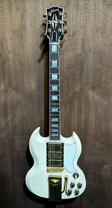 цена Электрогитара Gibson Custom Shop 60th Anniversary 1961 SG Les Paul Custom VOS - Classic White