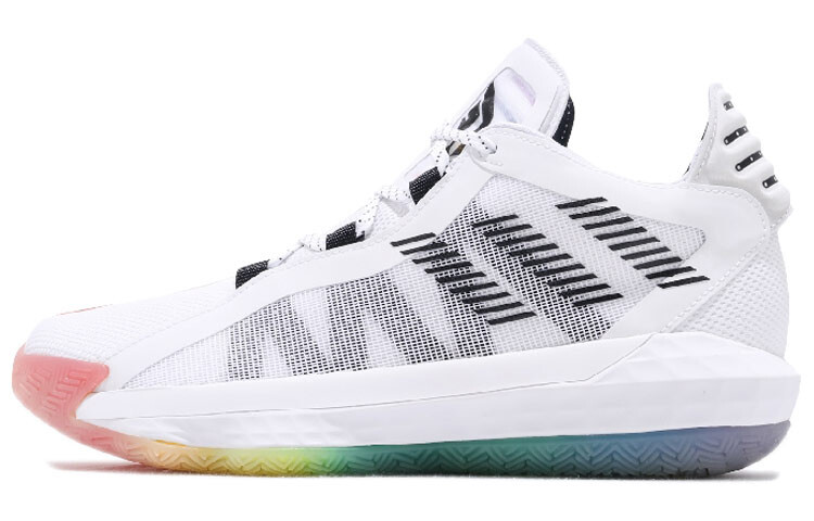 

Кроссовки Adidas Dame 6 Pride - Белый