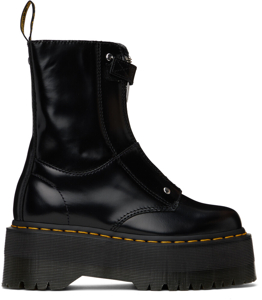 

Черные кожаные ботинки на платформе Jetta Hi Max Dr. Martens