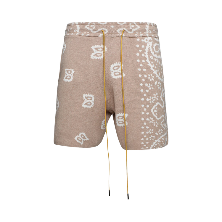 Шорты Rhude Bandana Knit '0517 Tan/Cream', загар