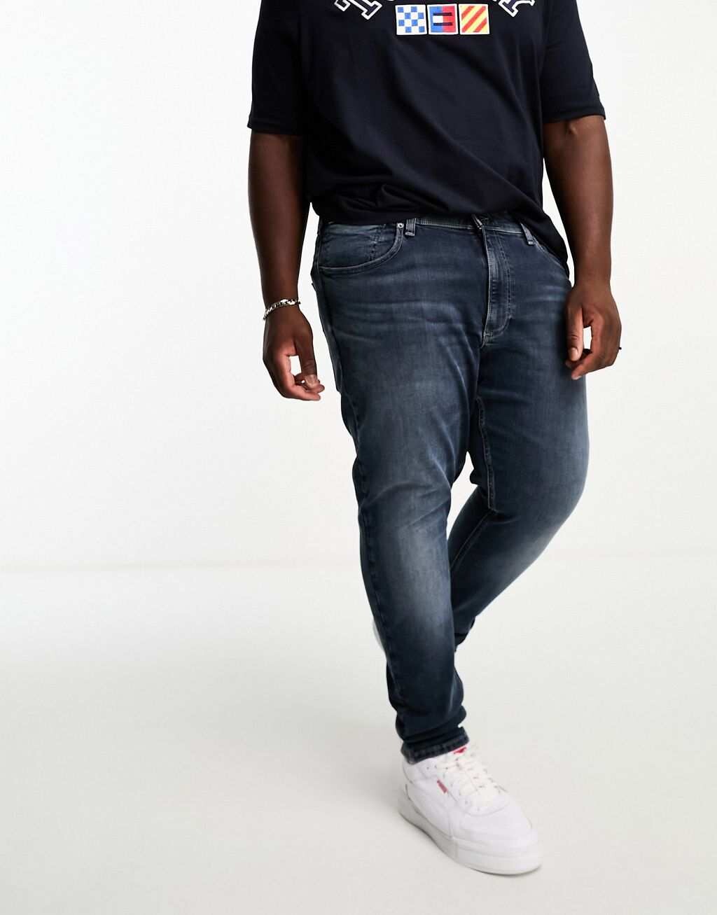 

Темно-синие джинсы скинни Tommy Jeans Big & Tall