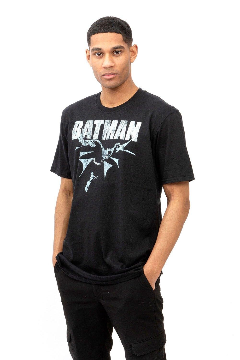 

Хлопковая футболка Batman Glide DC Comics, черный