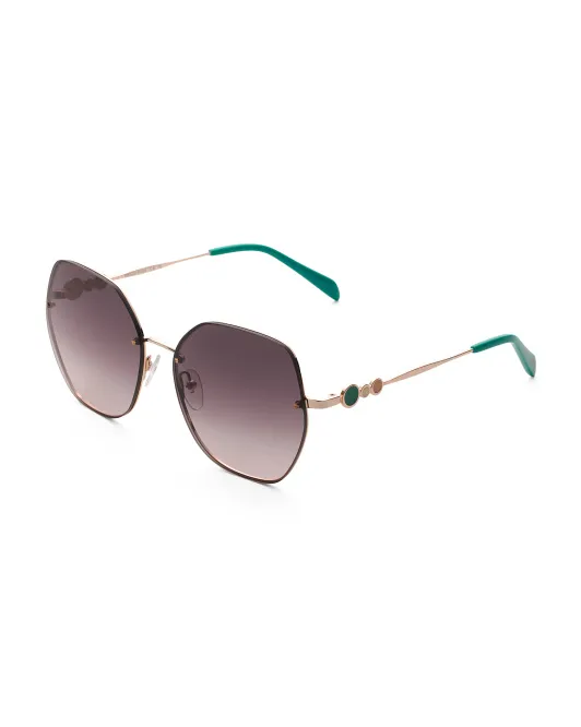 

Солнцезащитные очки 60 мм Emilio Pucci, цвет Rose Gold