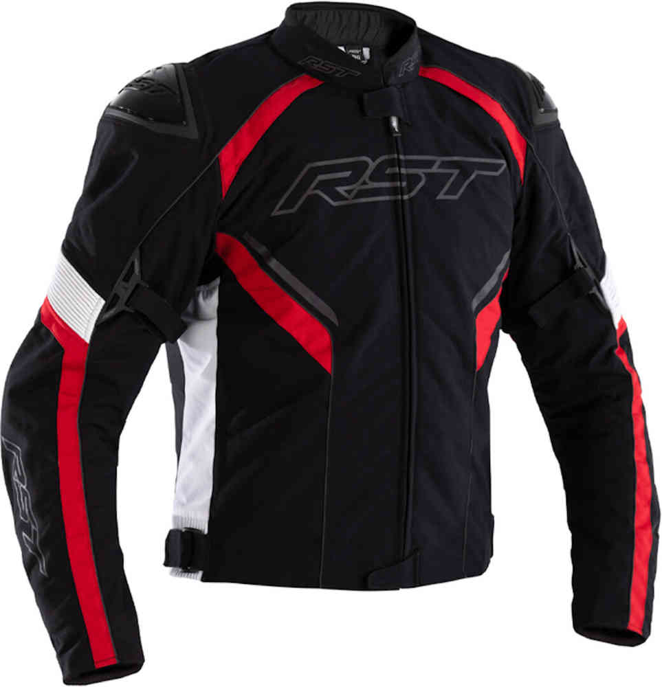 цена Мотоциклетная текстильная куртка Sabre RST, черный красный