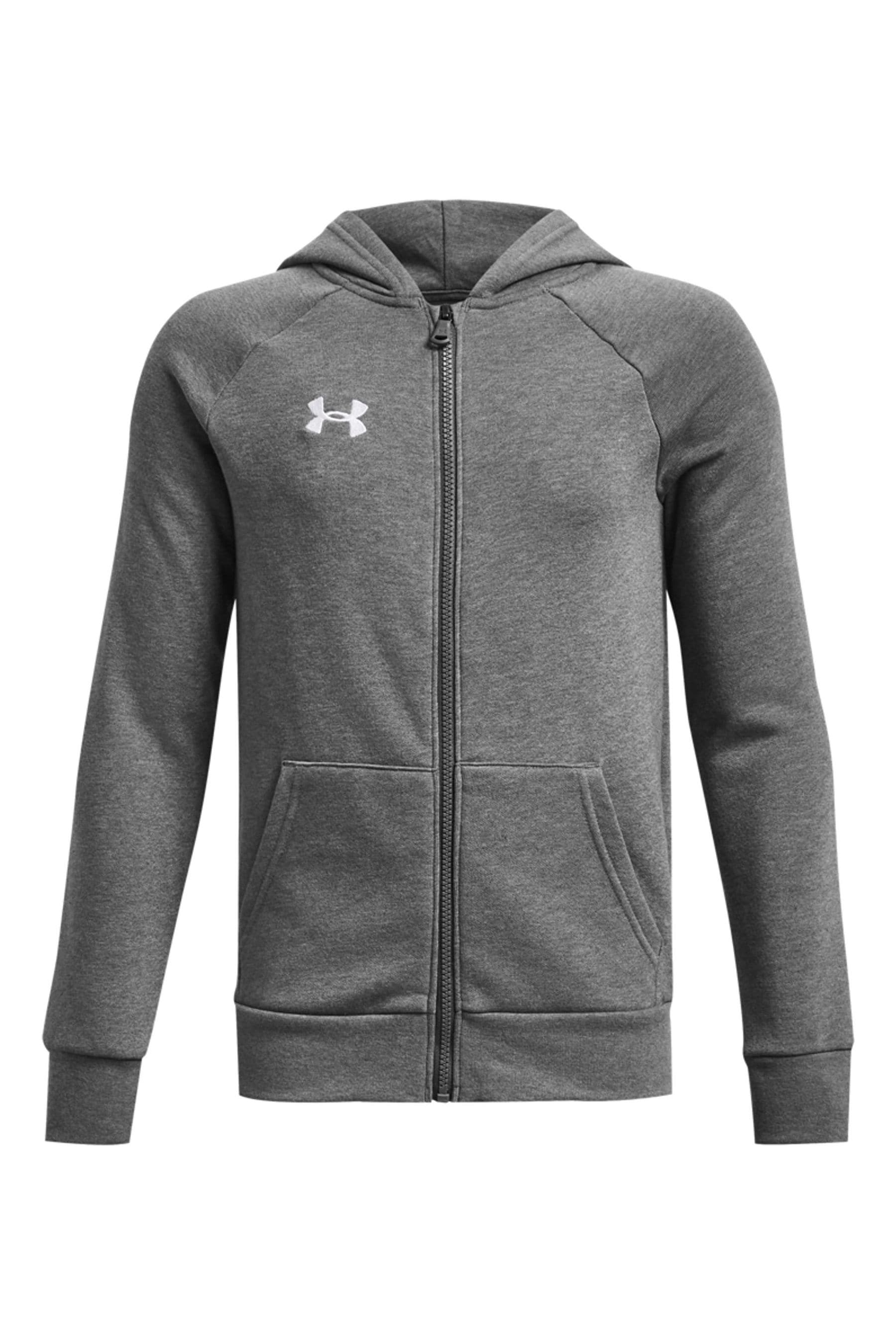 

Толстовка Rival из флиса с застежкой молнией Under Armour, серый