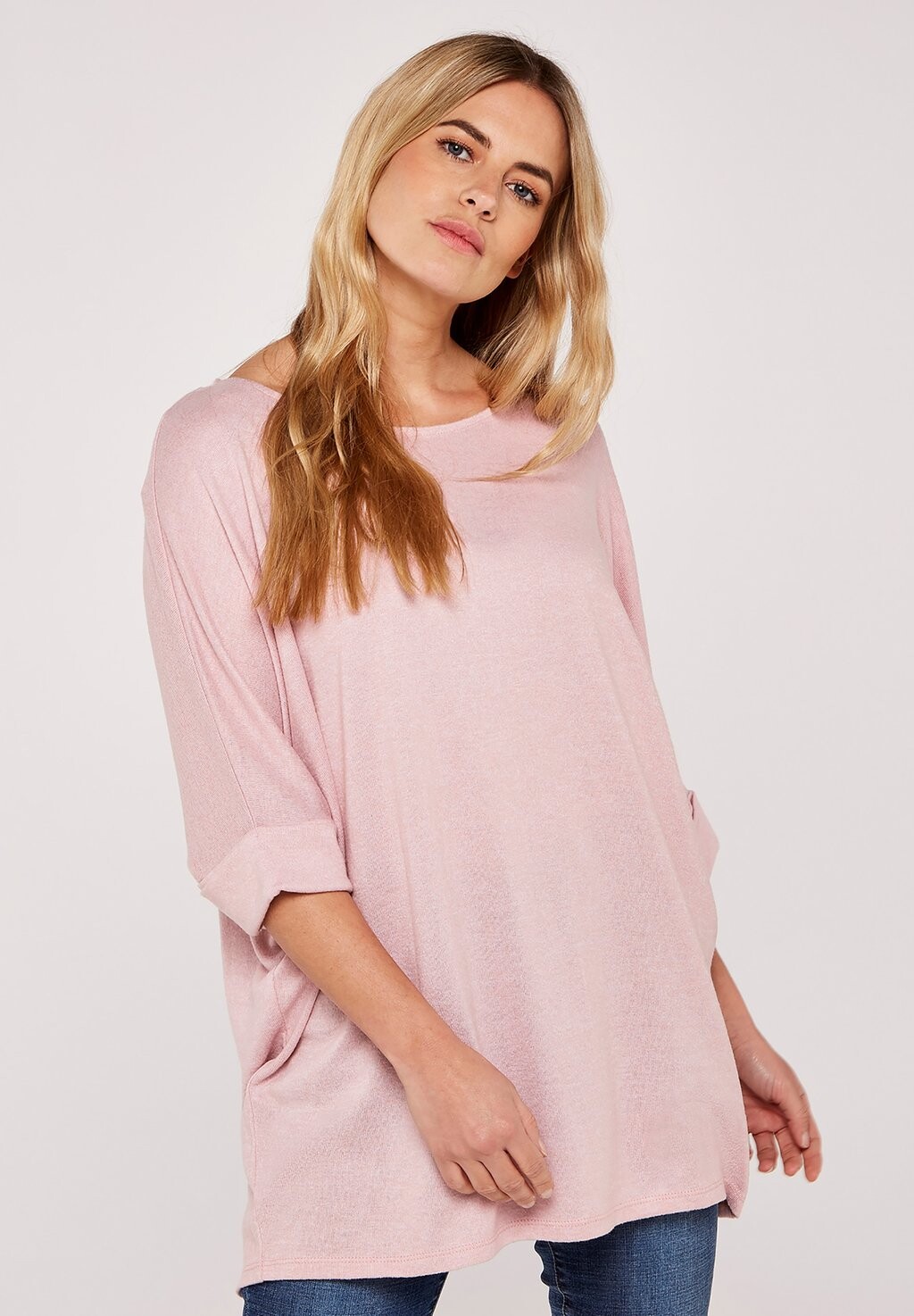 

Рубашка с длинным рукавом BATWING Apricot, цвет pink
