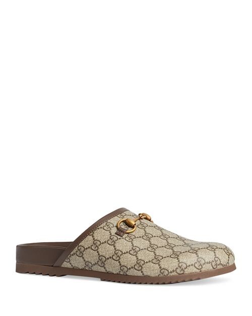 

Мужские слипоны Bit-мюли Gucci, цвет Tan/Beige