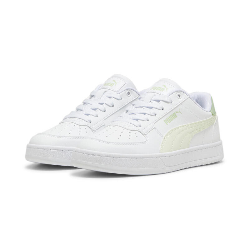 

Детские кроссовки PUMA Caven 2.0 PUMA White Green Illusion Pure, цвет verde