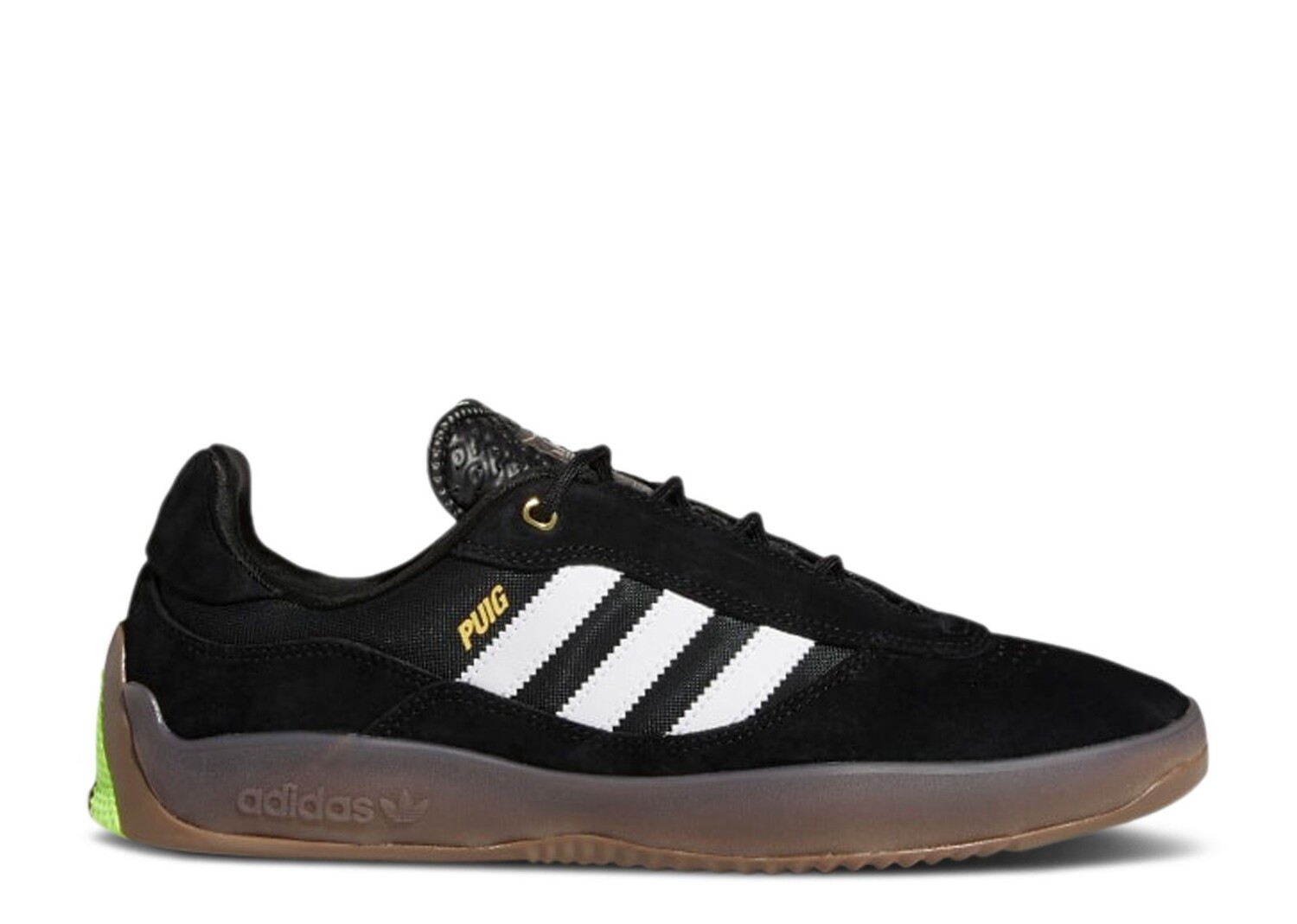 

Кроссовки adidas Puig 'Black Gum', черный