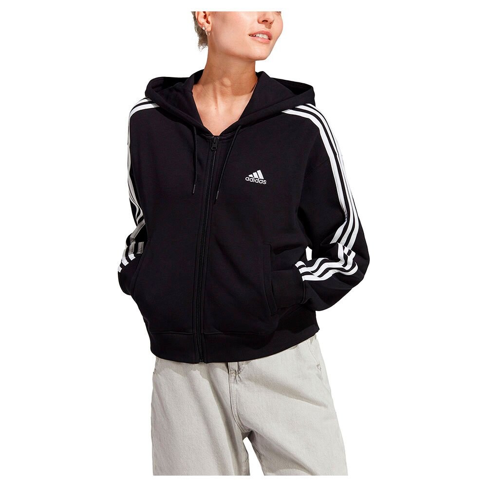 

Толстовка adidas 3S Ft S Full Zip, черный