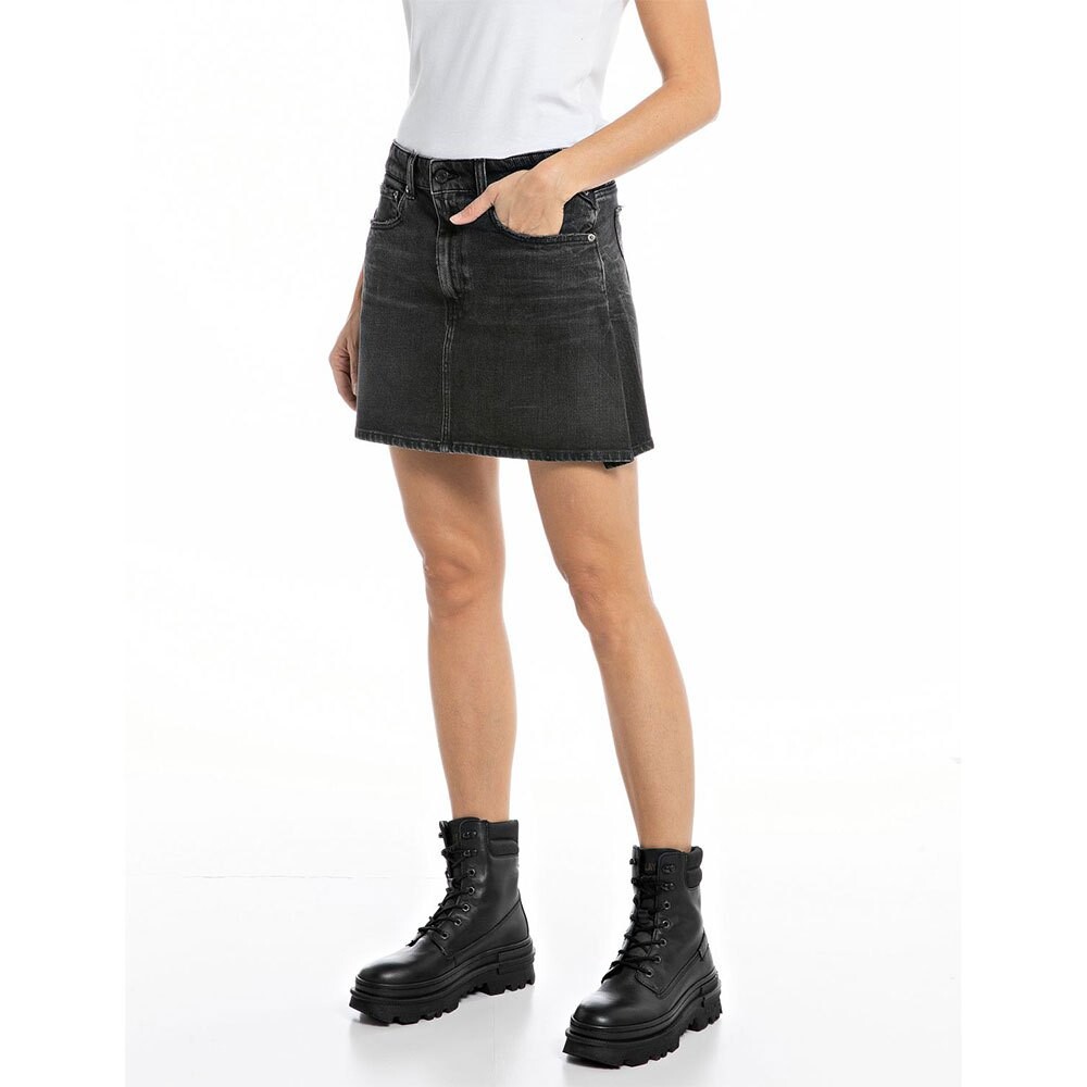 

Юбка Replay W9905 .000.613 585 Denim, черный