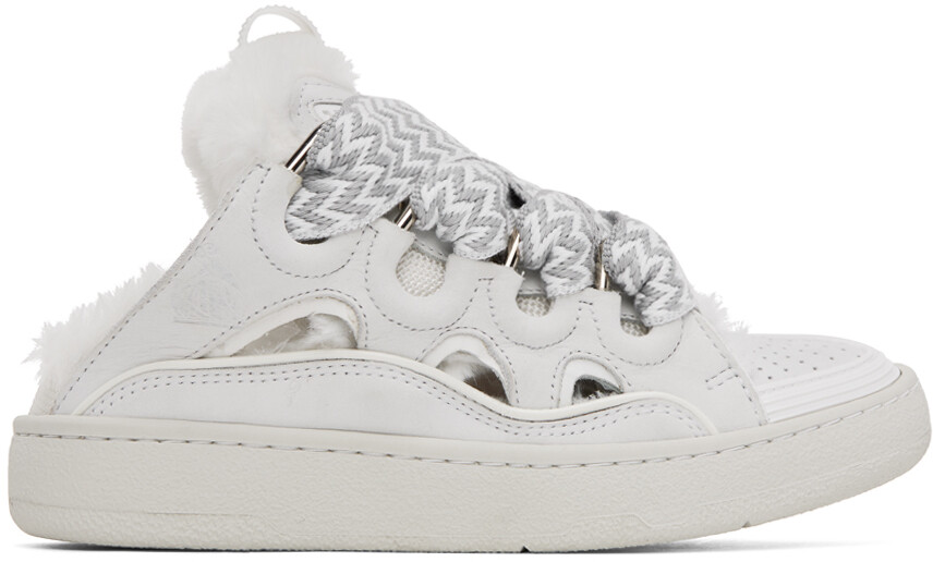 

Белые слипоны Curb Lanvin