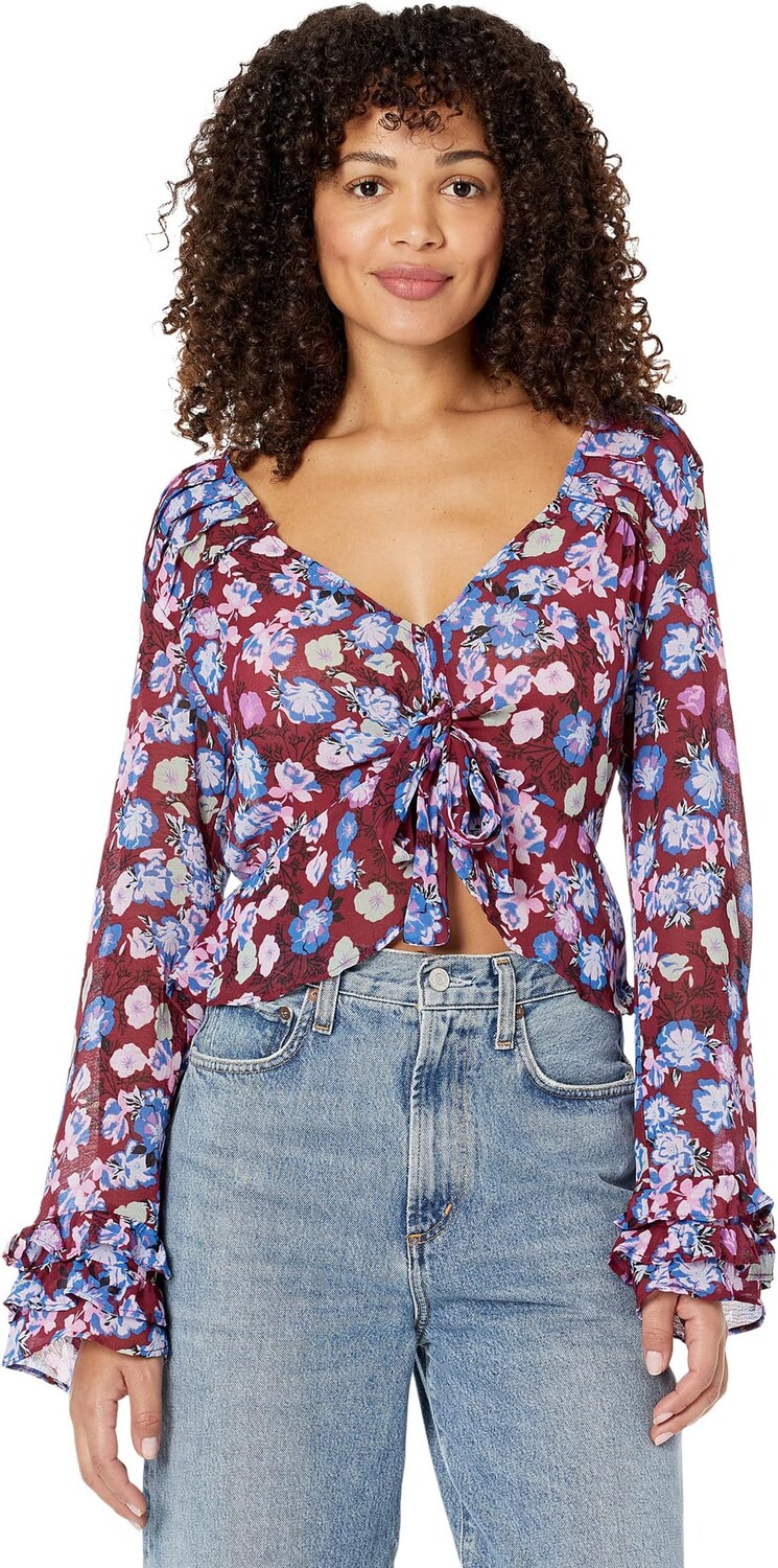 

Блузка Мейбел Free People, цвет Shiraz Combo