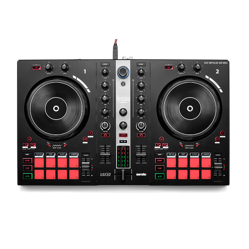 цена DJ-Контроллер Hercules DJ Hercules DJControl Inpulse 300 MK2 DJ Controller
