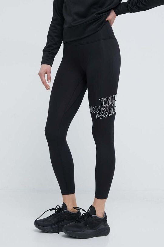

Гибкие спортивные леггинсы The North Face, черный