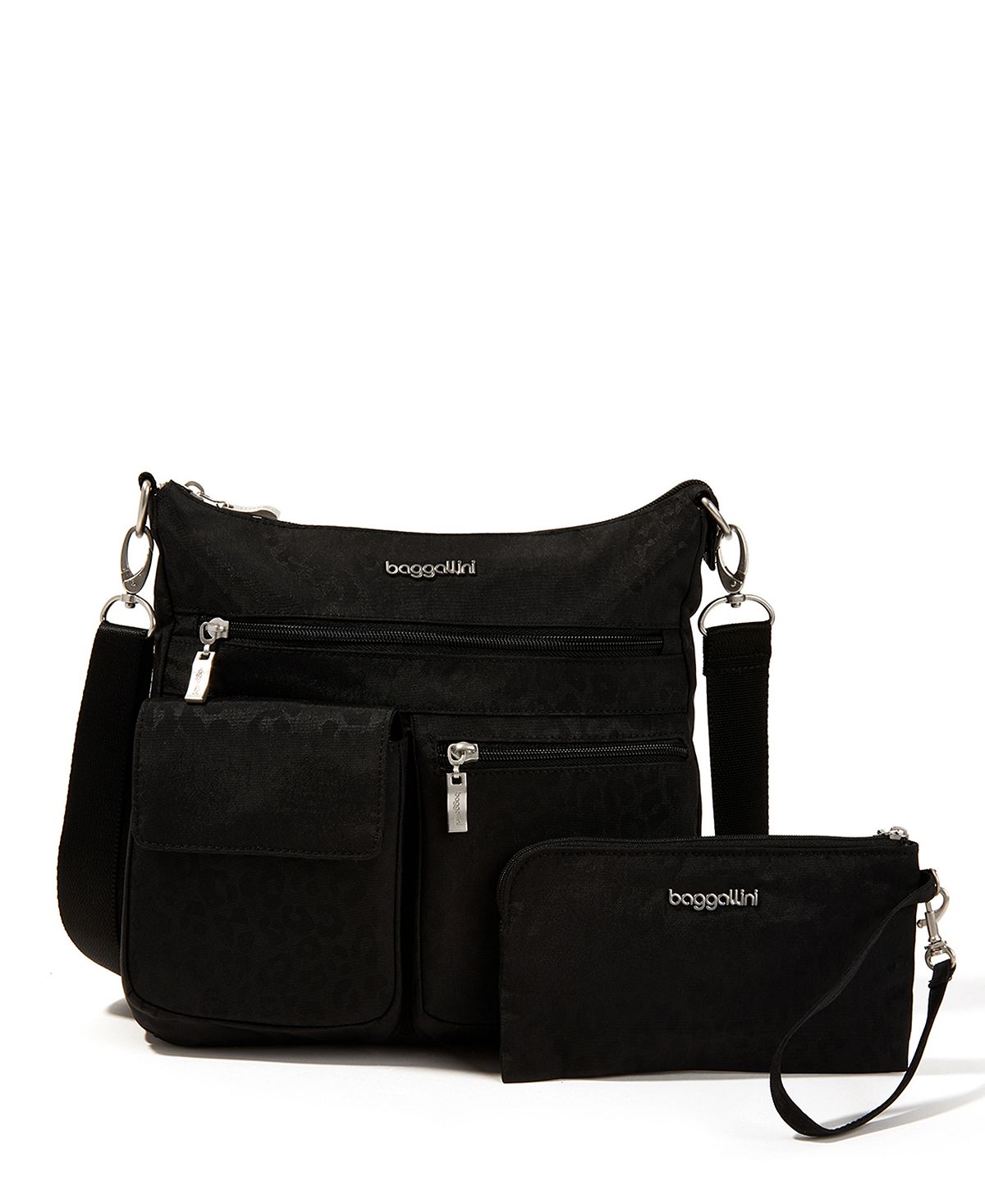 Женская тонкая сумка через плечо Modern Everywhere с RFID-браслетом, набор из 2 предметов Baggallini