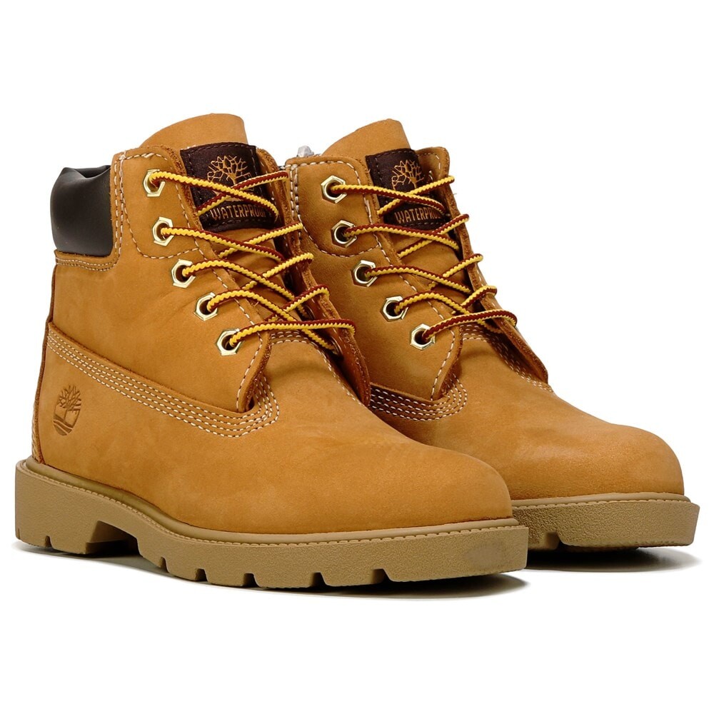 

Детские классические ботинки Little Kid 6 дюймов Timberland, цвет wheat