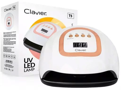 Лампа для отверждения гибридных лаков и гелей, 57 светодиодов, 220 Вт Clavier UV/Led