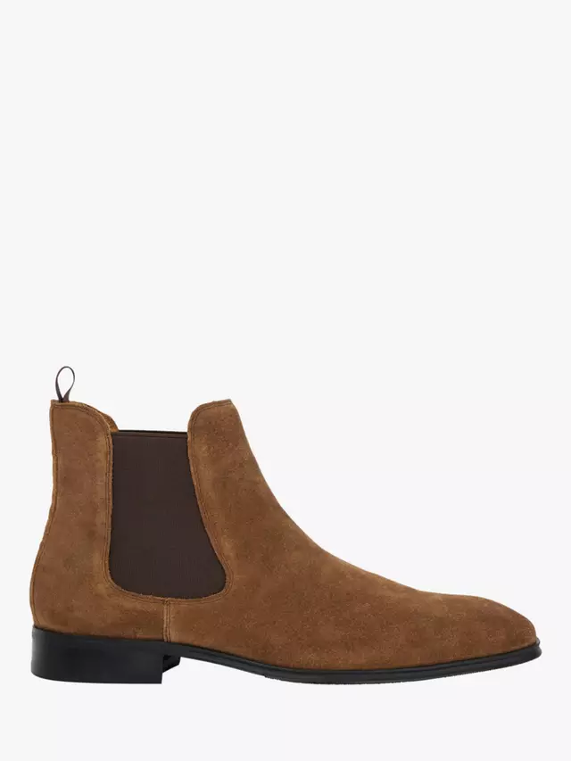 

Ботинки Dune Mandatory Wide Fit Suede Chelsea, цвет brown-suede