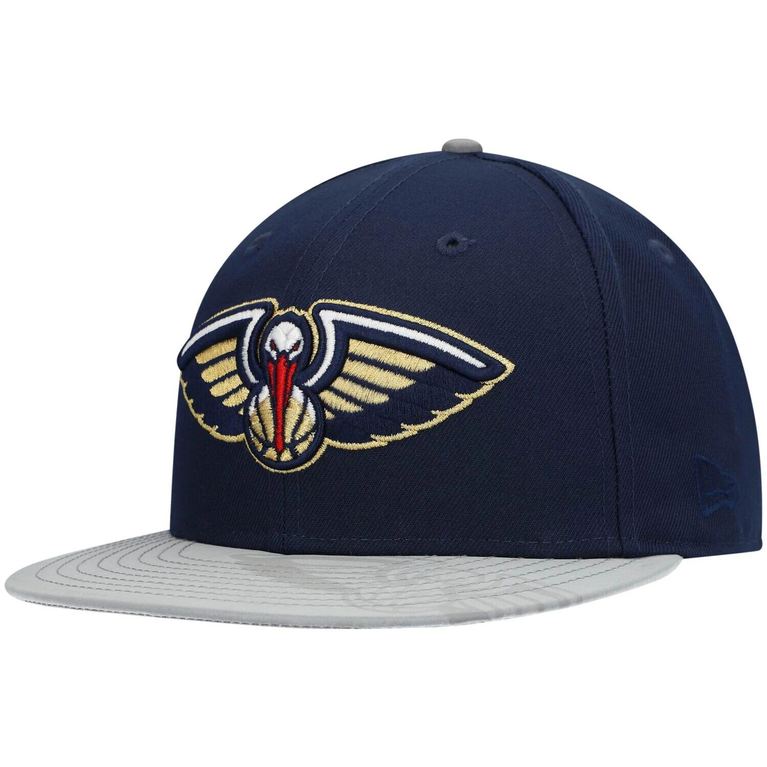 

Мужская темно-синяя кепка New Era New Orleans Pelicans с отражающим козырьком Snapback