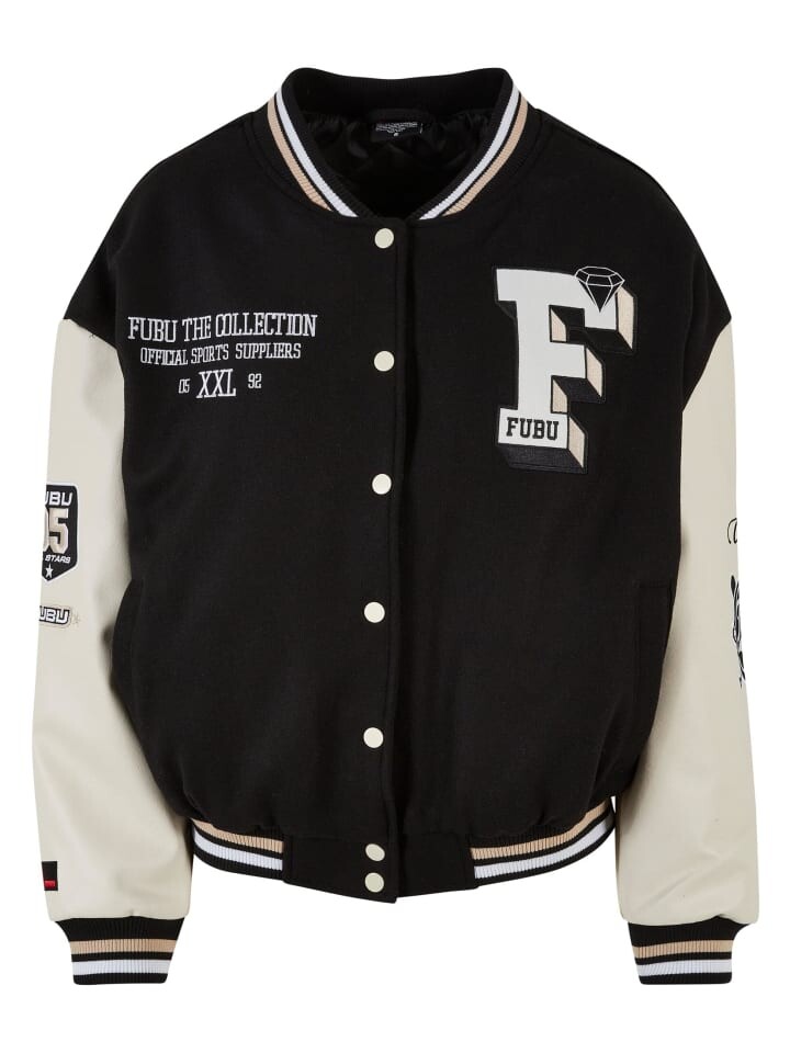 

Переходная куртка FUBU, цвет black/offwhite/sand