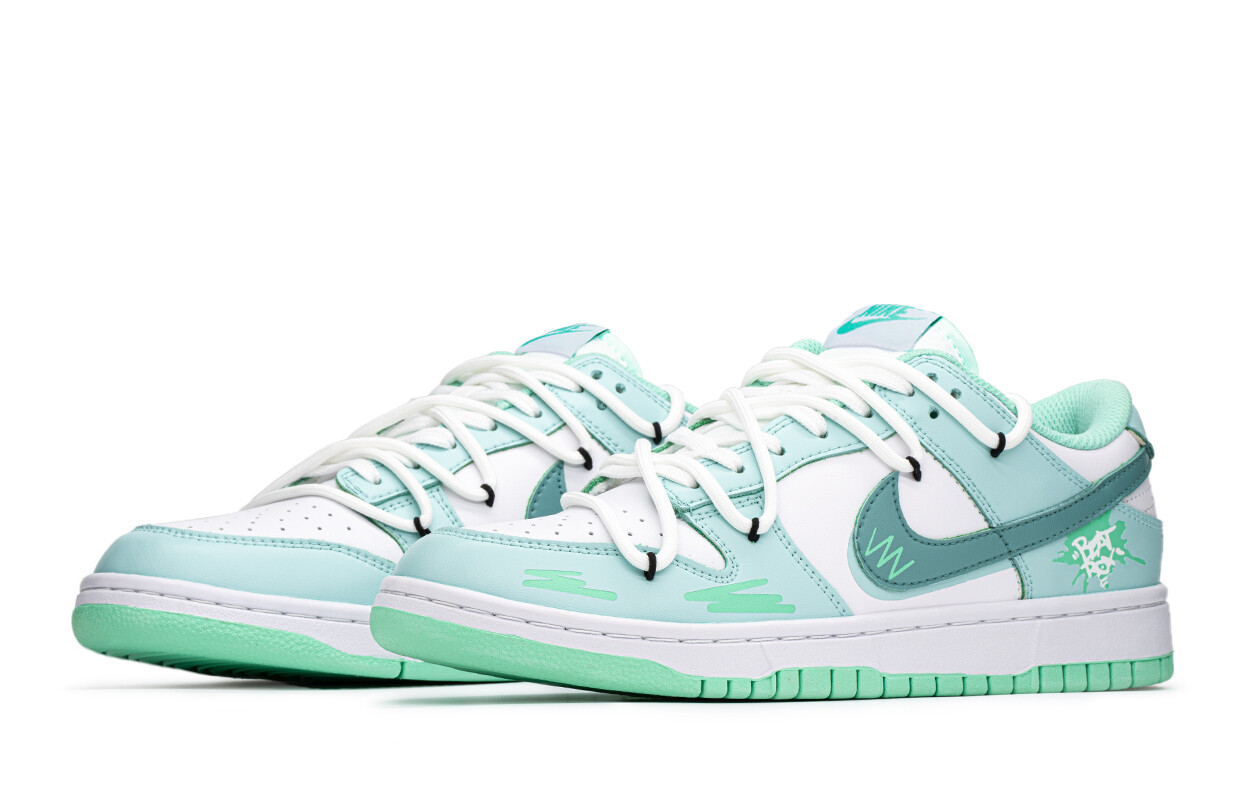 

Кроссовки для скейтбординга Dunk мужские с низким верхом зеленый Nike