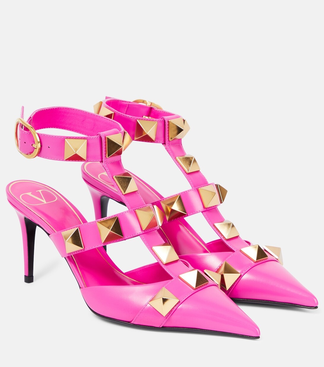 

Туфли-лодочки Roman Stud Valentino Garavani, розовый