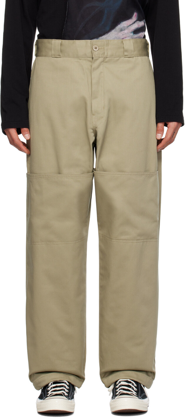 

Бежевые брюки Dickies Edition N.Hoolywood, Бежевый