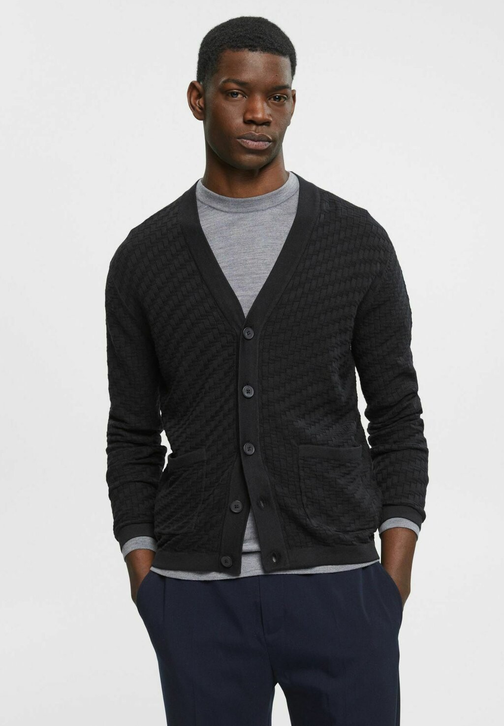 

Кардиган Regular Fit Esprit, черный