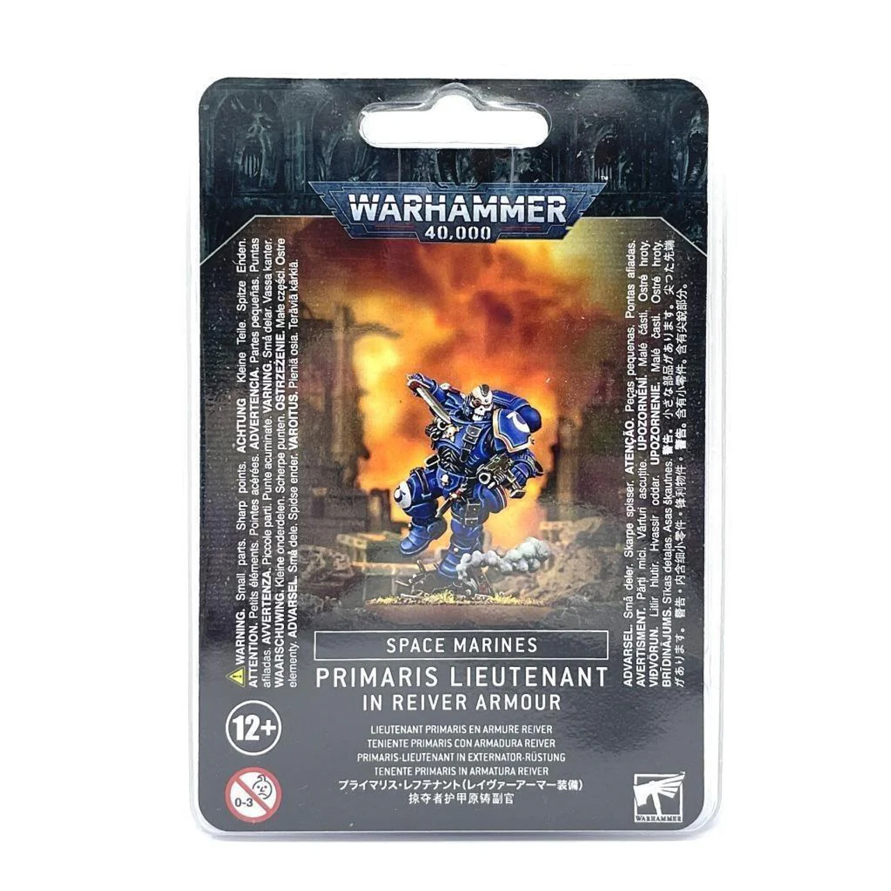 

Миниатюра Warhammer 40K: Space Marines - Primaris Lieutenant in Reiver Armour