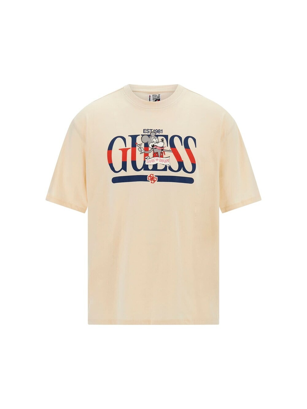 

Футболка Guess, крем