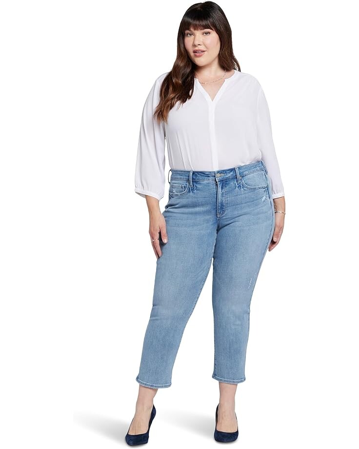 

Джинсы NYDJ Plus Size Marilyn Ankle in Lakefront, цвет Lakefront
