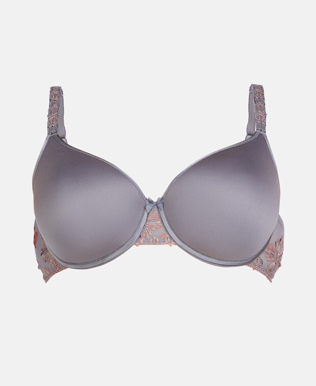 

Бюстгальтер с формованной чашкой, чашки BF Chantelle, цвет Medium Grey