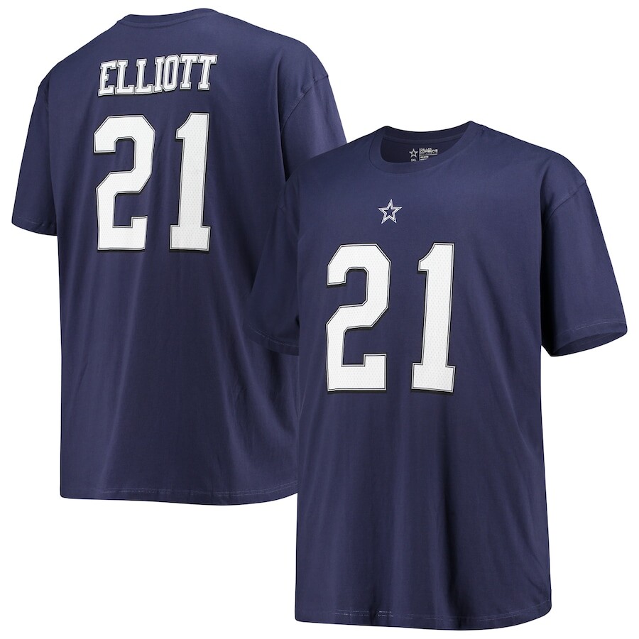 

Футболка с именем и номером Dallas Cowboys Merchandise Dallas Cowboys, нави