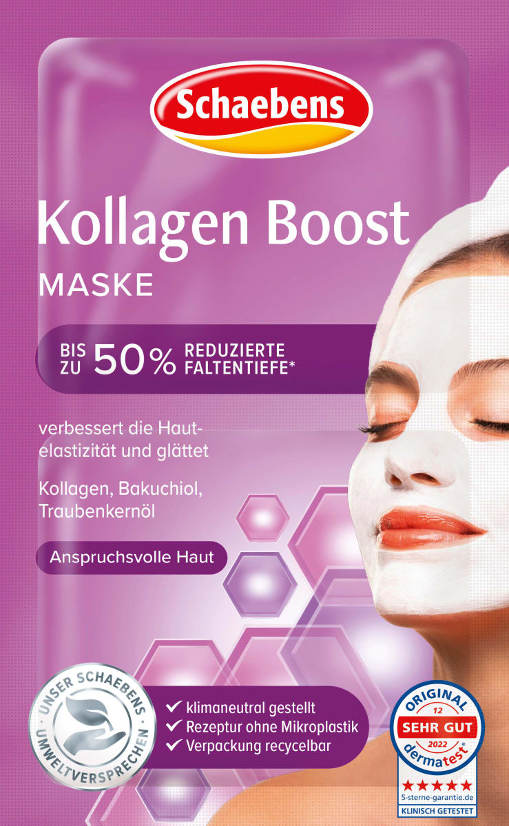 Заказать Маска для лица Collagen Boost (2х5 мл) 100мл Schaebens – цены,  описание и характеристики в «CDEK.Shopping»