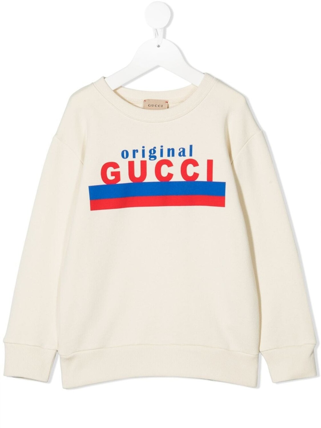 

Gucci Kids толстовка с логотипом, нейтральный цвет