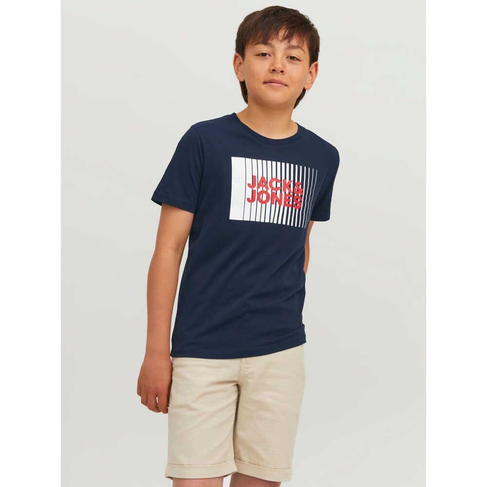 

Футболка Jack & Jones Corp Logo Play Short Sleeve O Neck, синий