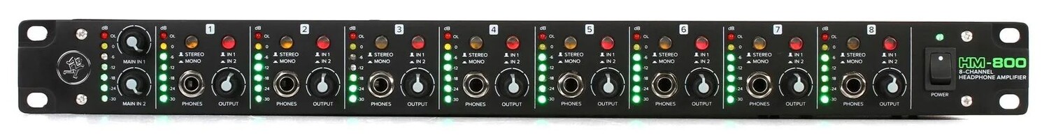 

Mackie HM-800 8-канальный усилитель для наушников