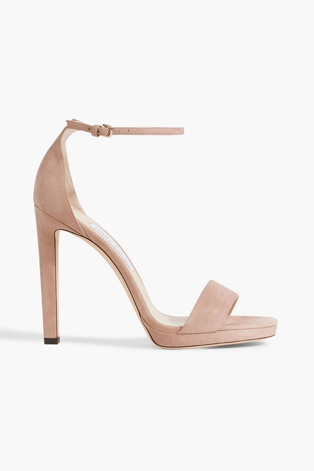 

Замшевые сандалии Misty 120 JIMMY CHOO, румян