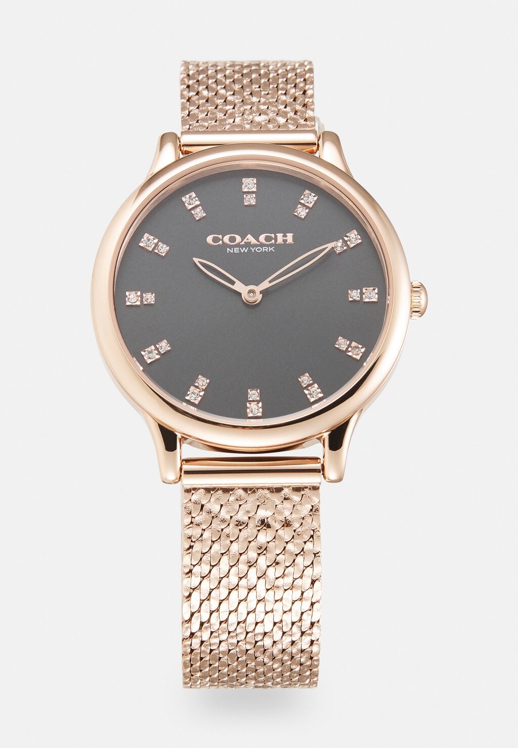 

Часы ЧЕЛСИ Coach, цвет розового золота/черный