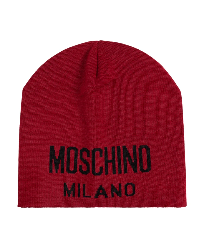 

Кепка с логотипом Moschino, красный