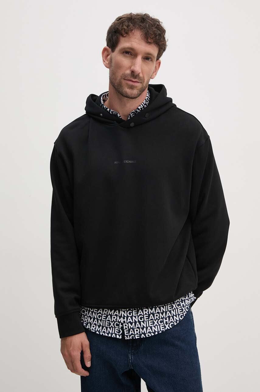 

Толстовка Armani Exchange из хлопка, черный