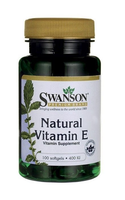 цена Витамин Е в капсулах Swanson Witamina E 400 j.m., 100 шт