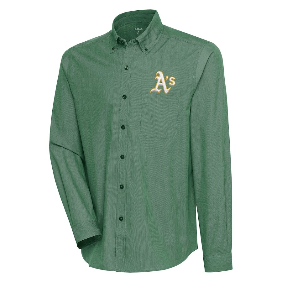 

Рубашка Antigua Oakland Athletics, зеленый