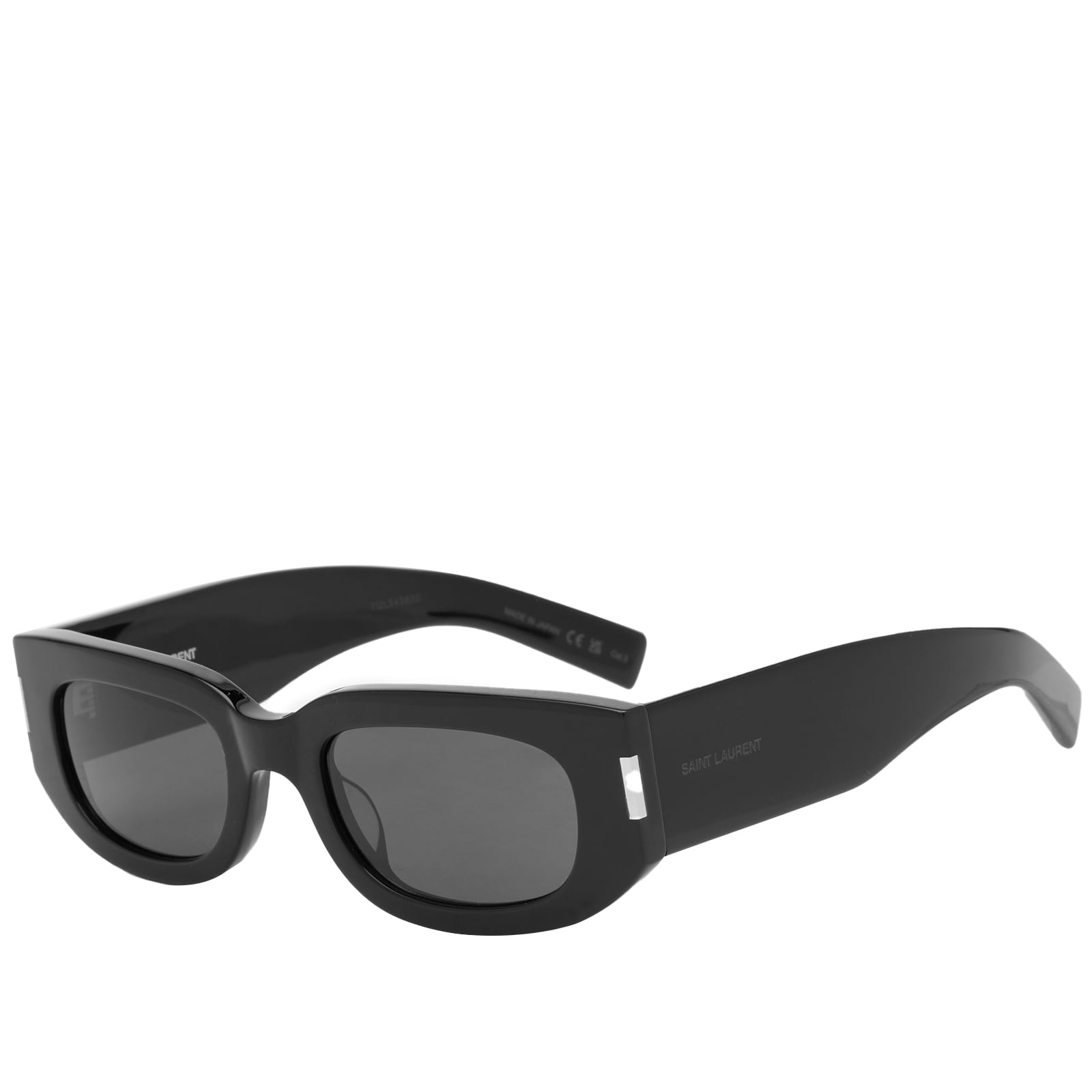 Солнцезащитные очки Saint Laurent Sl 697, черный солнцезащитные очки saint laurent sl309m 005 серый