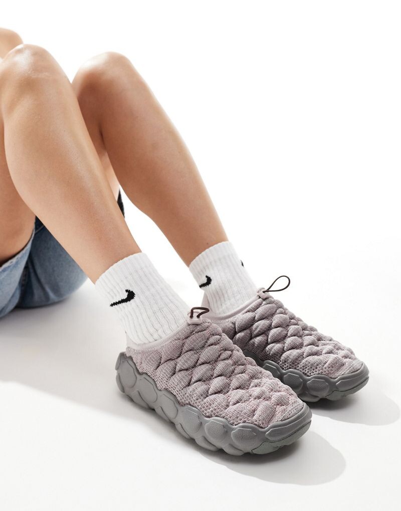 

Фиолетово-серые слипоны унисекс Flyknit Nike Limitless Haven
