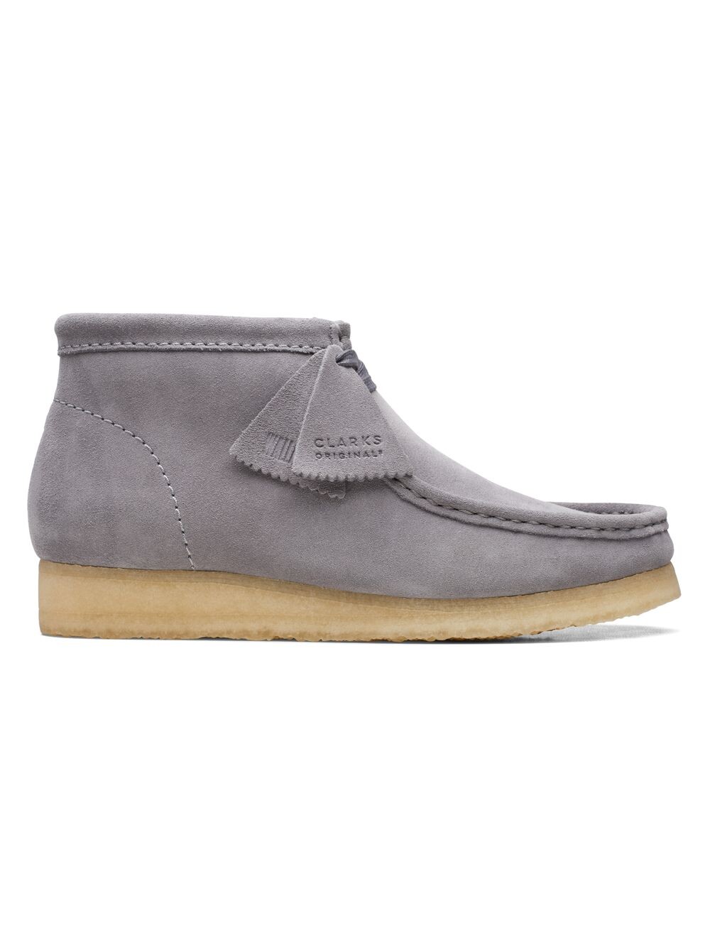 Замшевые ботинки Clarks Originals Wallabee Clarks, серый замшевые мокасины wallabee clarks originals хаки