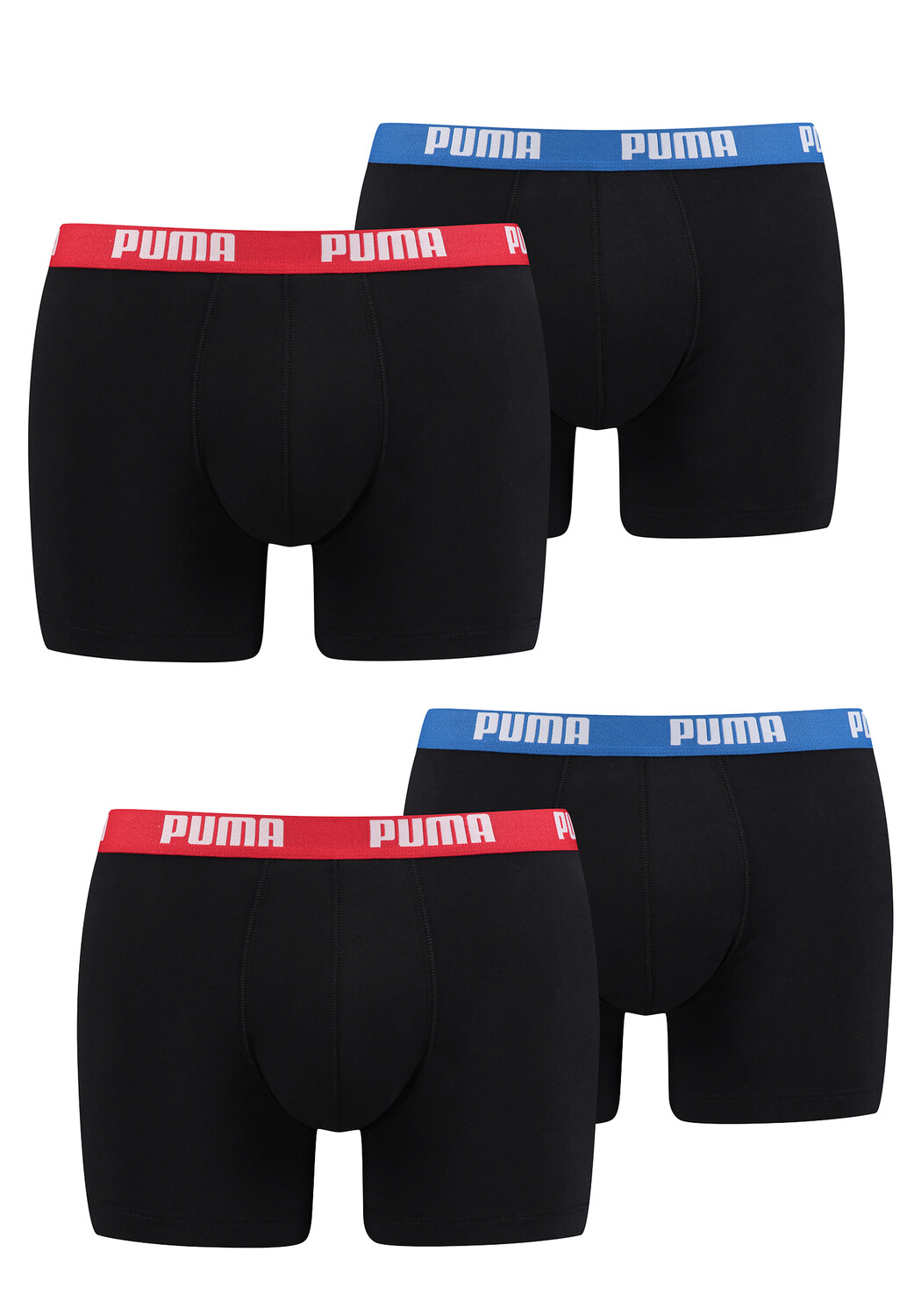 

Боксеры Puma Boxershorts PUMA BASIC BOXER 4P, цвет Red / Blue
