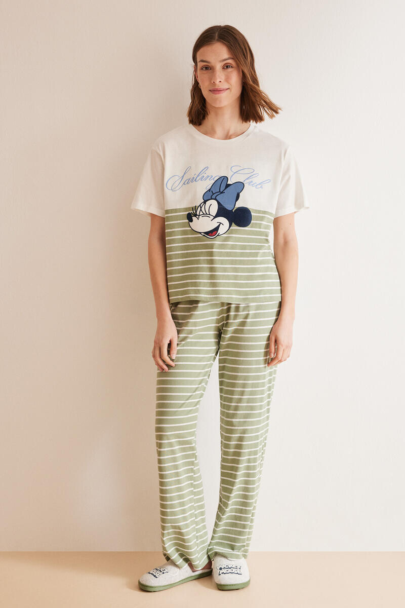 

Пижама Минни Маус из 100% хлопка. Women'secret, зеленый